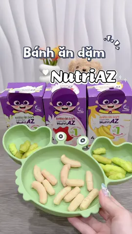 Bánh ăn dặm không đường không muối không chất bảo quản, các bé ăn yên tâm luôn nạ #banhandamchobe #banhandamnutriaz #banhandam #mevabe #xuhuong 