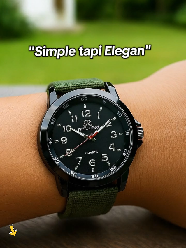 Jam tangan pria simple elegan dari PhiLipe Ricci Jam Tangan Pria Tali Kanvas Terbaru Analog KNVS1 Free Box #jamtangan #jamtanganpria #jamtanganantiair #jamtanganmewah #jamtanganmurah 