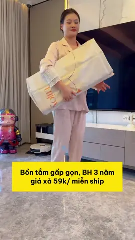 Bồn tắm gấp gọn cao cấp tiện lợi quá #dotienich #xuhuongtiktok #xuhuong #dogiadungtienich #dogiadung 