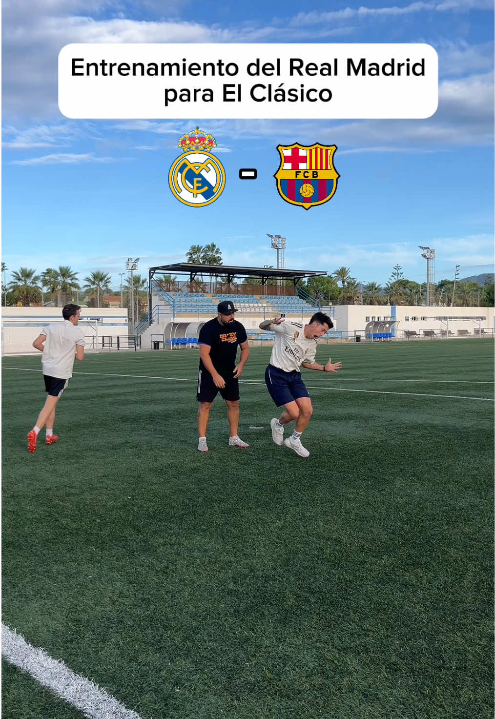 Entrenando para El Clásico #humor #humorfutbol #ElClasico 