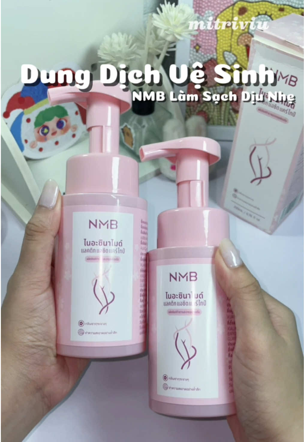 Bọt vệ sinh, thứ mà chị em chúng ta nên có nè, êm dịu nhẹ, không bị khô da, dùng xong vẫn ẩm mềm.#ddvs #ddvsnmb #botvesinhnmb #chamsocvungkinh #mitriviu 