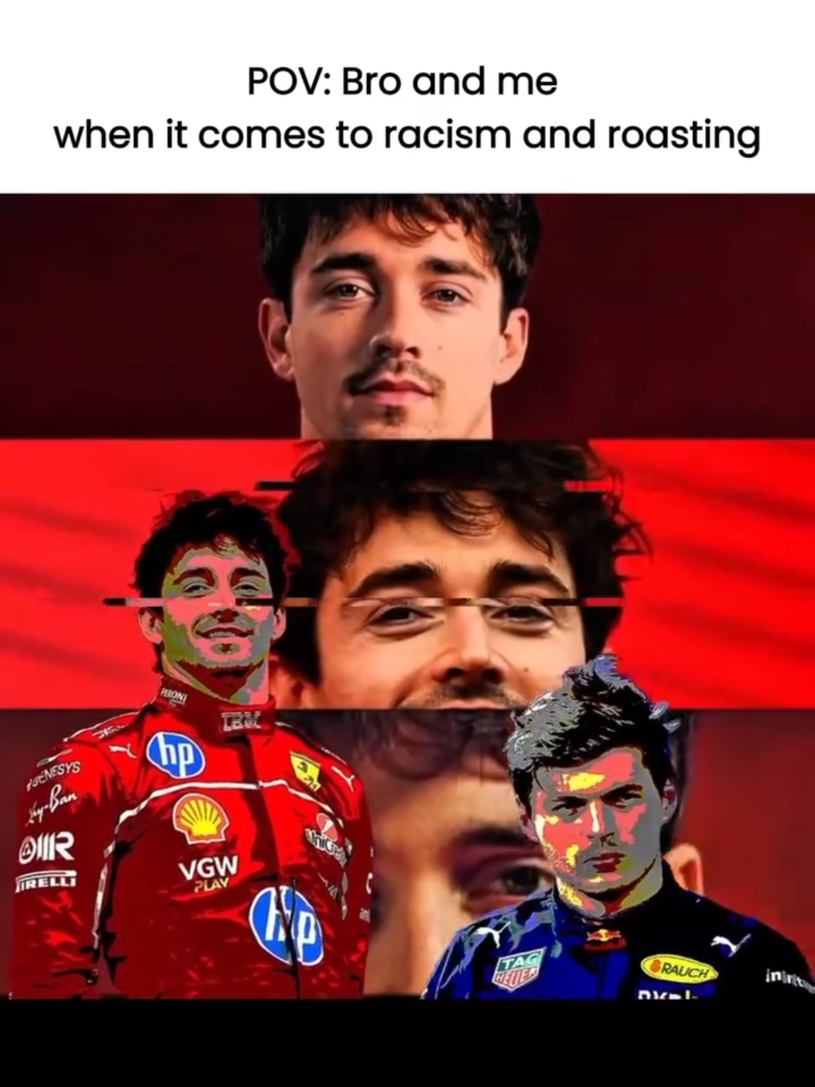 me and my bro, charles lecrec x Max vertsappen @Charles Leclerc #charlesleclerc #f1edit #ferrarif1 #maxverstappen #f1memes 