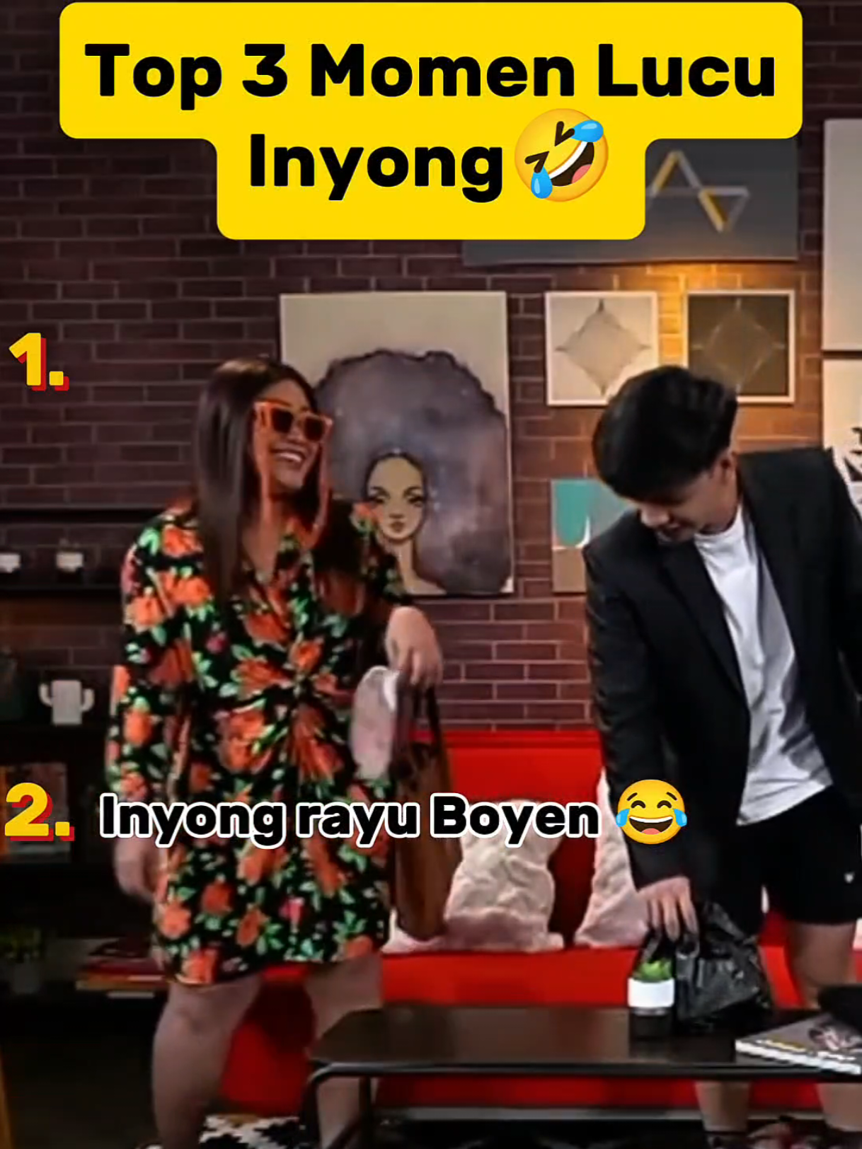 Top 3 Momen lucu Inyong🤣#lucu #fyp #inyong 