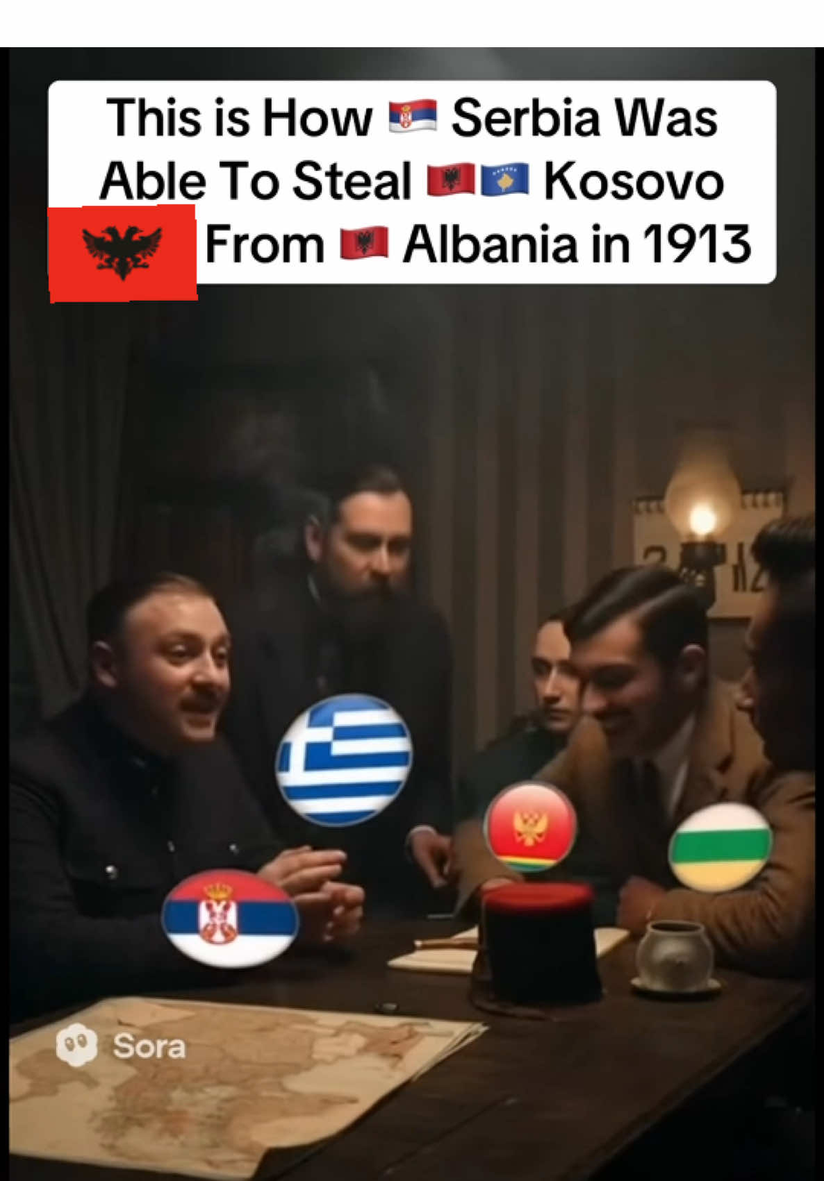 This is How 🇷🇸 Serbia Was Able To Steal 🇦🇱🇽🇰 Kosovo From 🇦🇱 Albania in 1913 #shqiptaretneperbote🇦🇱🌍 #balkantiktok #serbia #kosova #albania 