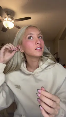 Yay new stack!! #goldjewelry #goldearrings #earringstack #earringinspo #piercing 