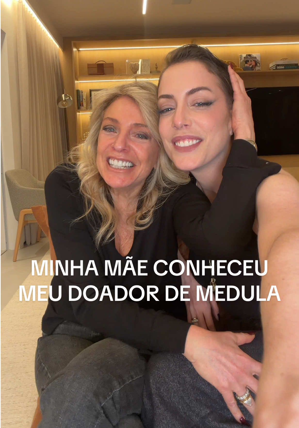 Minha mãe conheceu meu doador de medula óssea! #doacao #medula #tmo 