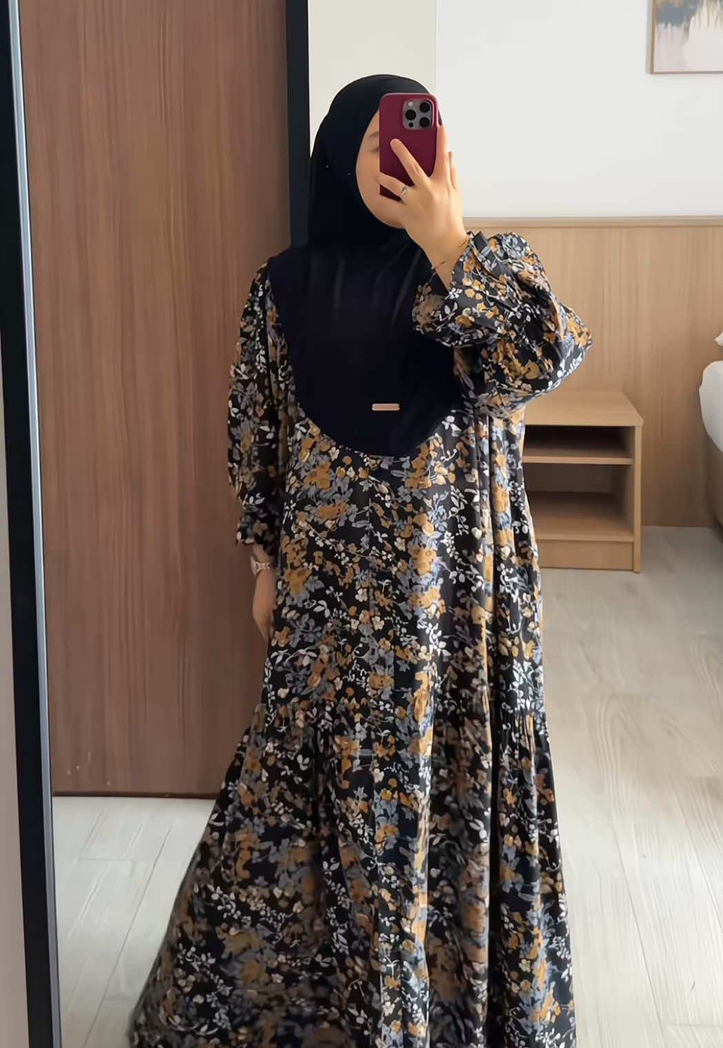 Daisy gamis Dress rayon Motif 🫶🤎