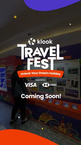 🌟 Something BIG (and exciting 👀) is coming! 👉 Yes, our biggest travel promo of the year is coming on KLOOK TRAVEL FEST 2025! Siap-siap buat berburu promo tiket liburan dan UNLOCK destinasi impianmu bareng Klook 🎊 Tunggu informasi selengkapnya di semua social media Klook Indonesia! Supported by Visa Indonesia & HSBC Indonesia PT Bank HSBC Indonesia berizin dan diawasi oleh OJK dan BI. #KlookID #KlookTravelFest #TravelFestival
