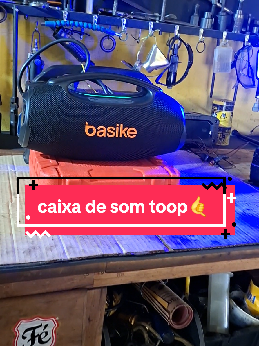 Caixa de som tooop d+ 🔥🤙🤙 #basike #barato #tiktokshop 
