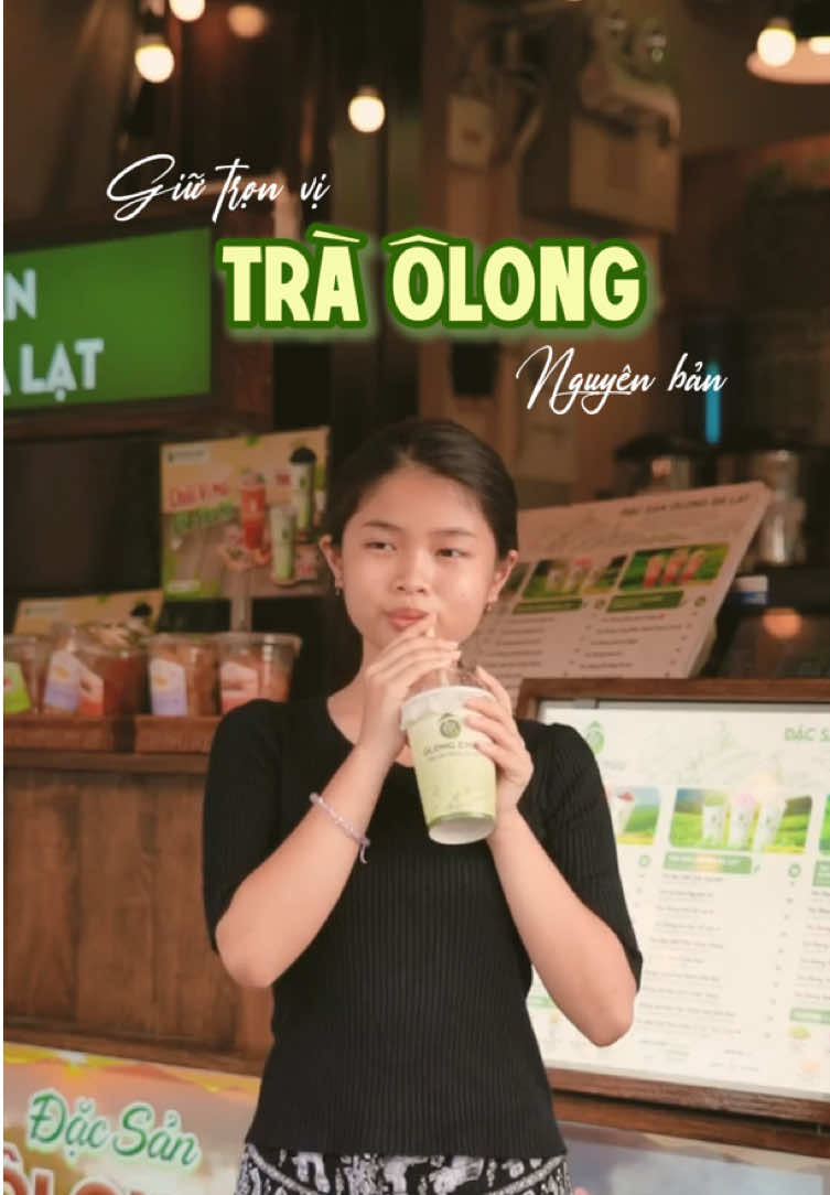 Một ly trà nhỏ trên tay bạn đủ để thấy cả hành trình của lá trà từ Cầu Đất 🍵  #OLongChau #DacSanOLongDaLat #traCauDat#traCat 
