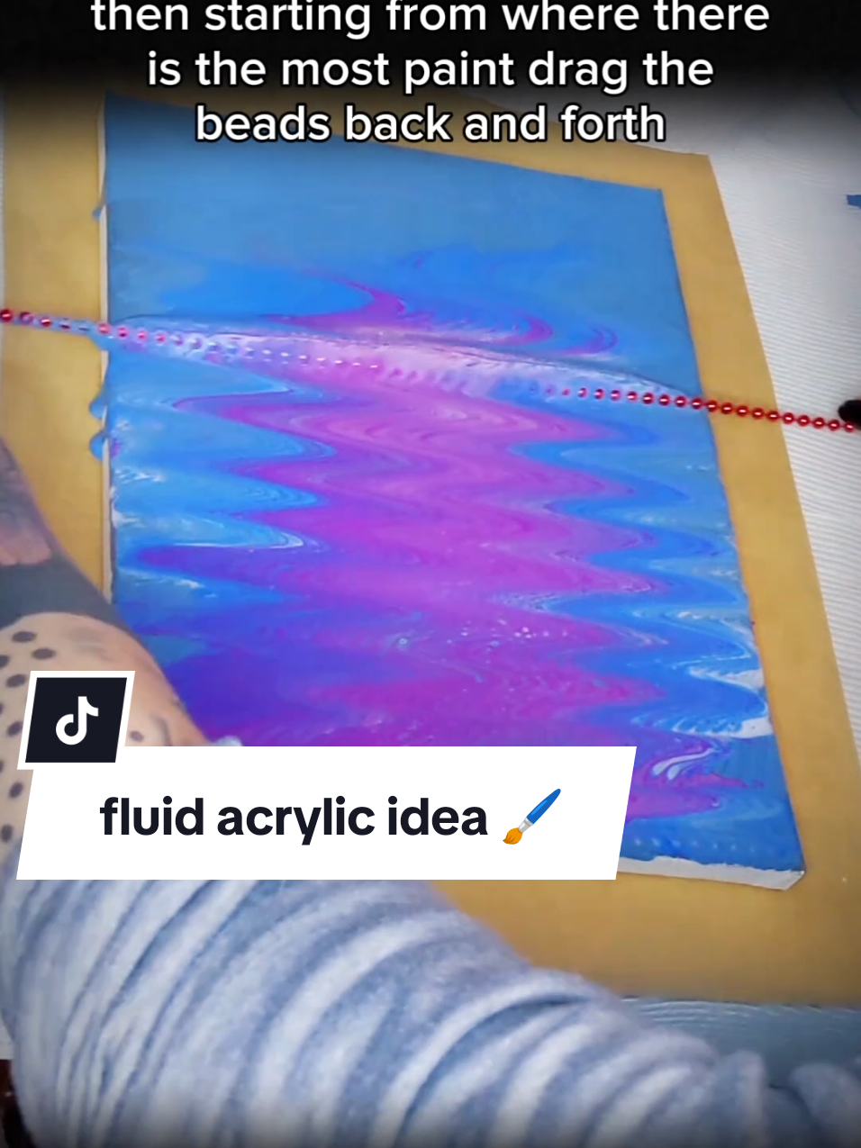 #fluidacrylic #easypaintingtutorial #kidspaintingideas 