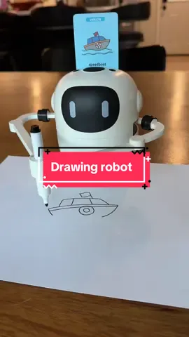 A drawing robot is so much fun for kids. Not only does it draw cool designs for them to color in but the back of each card also has step by step instructions so they can learn and draw with them #tiktokshopblackfriday #tiktokshopcybermonday #giftideas 