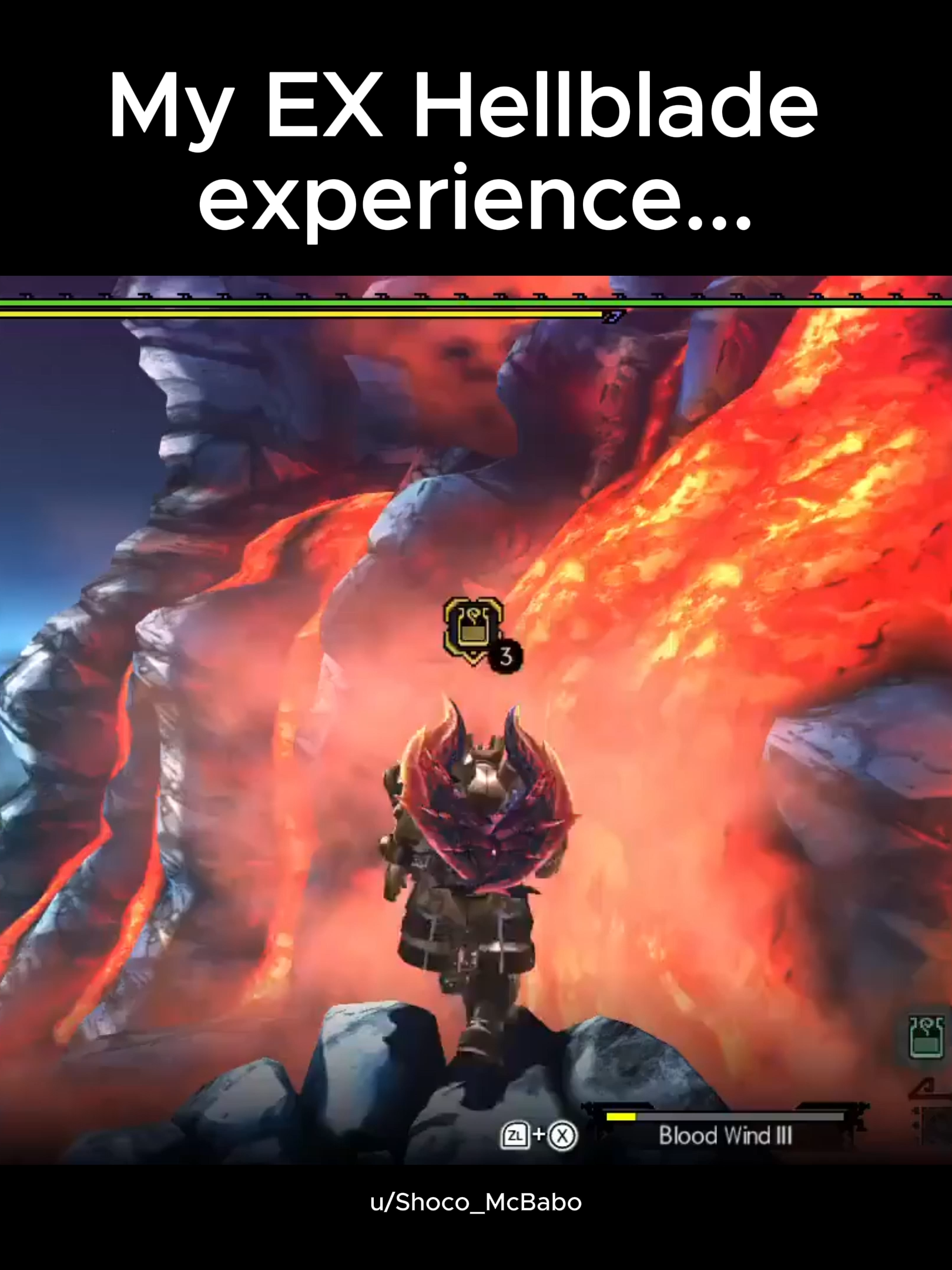 My EX Hellblade experience... #MHWilds #MonsterHunterWilds #monsterhunterrisesunbreak #monsterhunterworldiceborne #mhstories #mhw #monsterhunteroutlanders #MHGU #MonsterHunter #mhrise