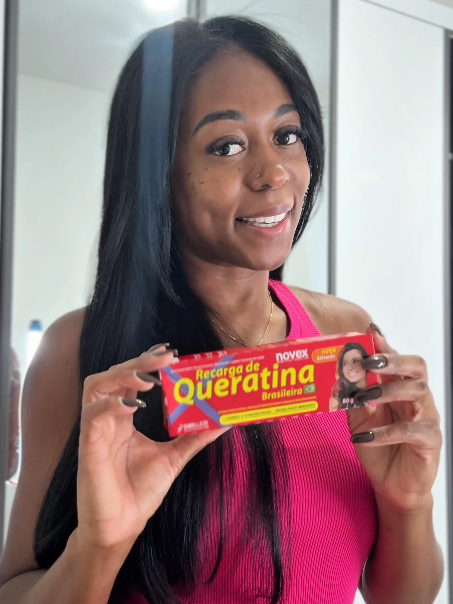 Tem uma coisa que não pode sair da sua cabeça: a Recarga de Queratina da Novex! 😉 #Embelleze #Novex #RecargaDeQueratinaNovex #Cabelos #EmbellezeDosSonhos