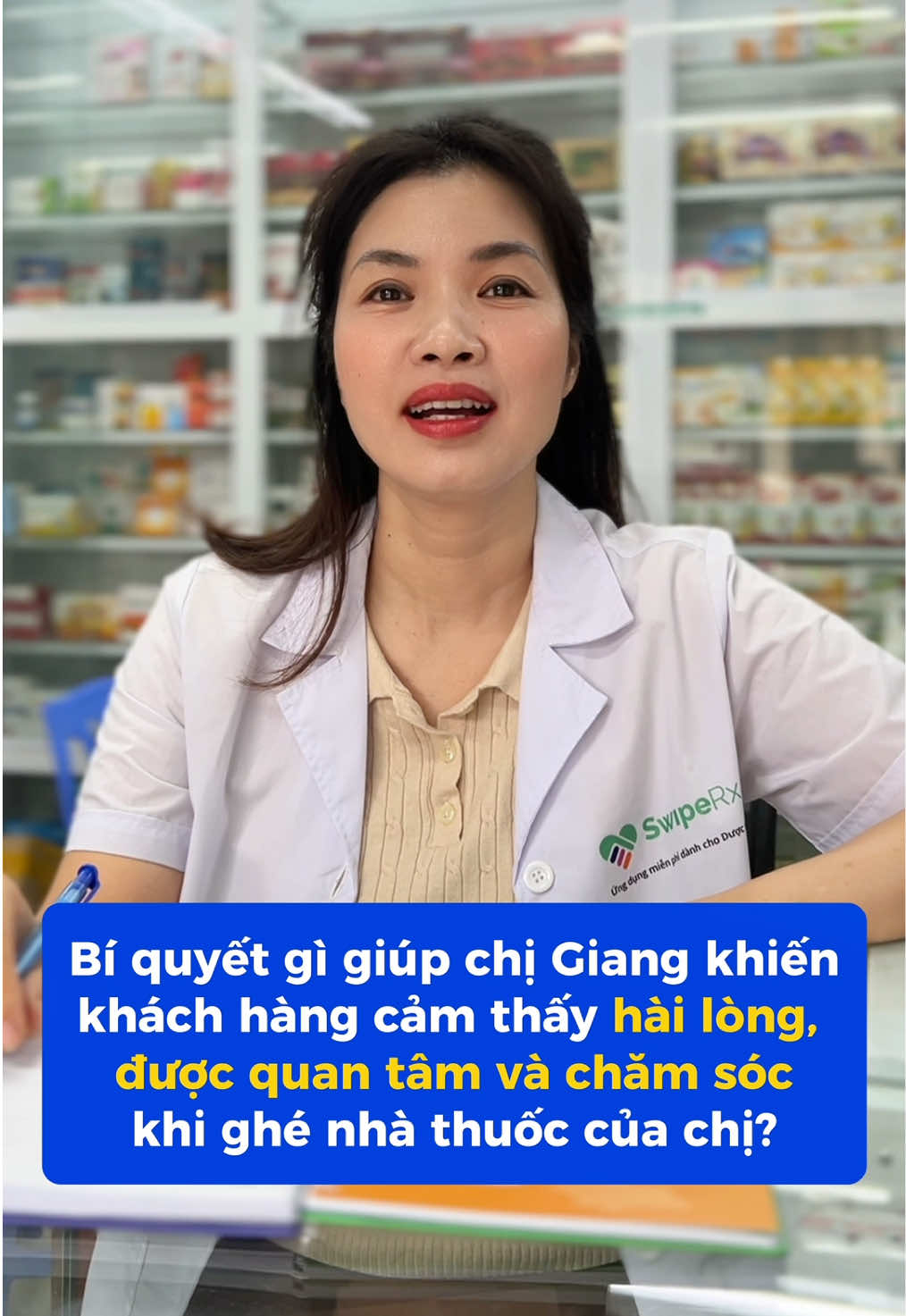 Cùng nghe BS Giang chia sẻ 3 bí quyết để khách nhớ và quay lại nhà 💊 #xuhuong #fyp #duocsi #swiperx 