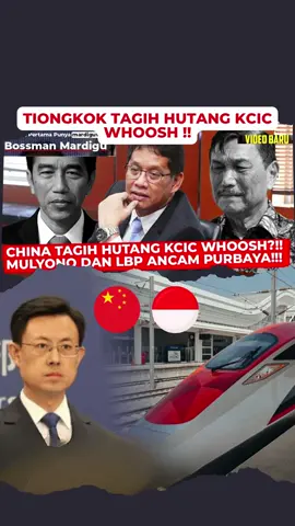 TIONGKOK TAGIH HUTANG KCIC WHOOSH !! MULYONO DAN LUHUT ANCAM PURBAYA ?! #bossmanmardigu #mardiguwowiek #mardiguw #whoosh #purbaya  
