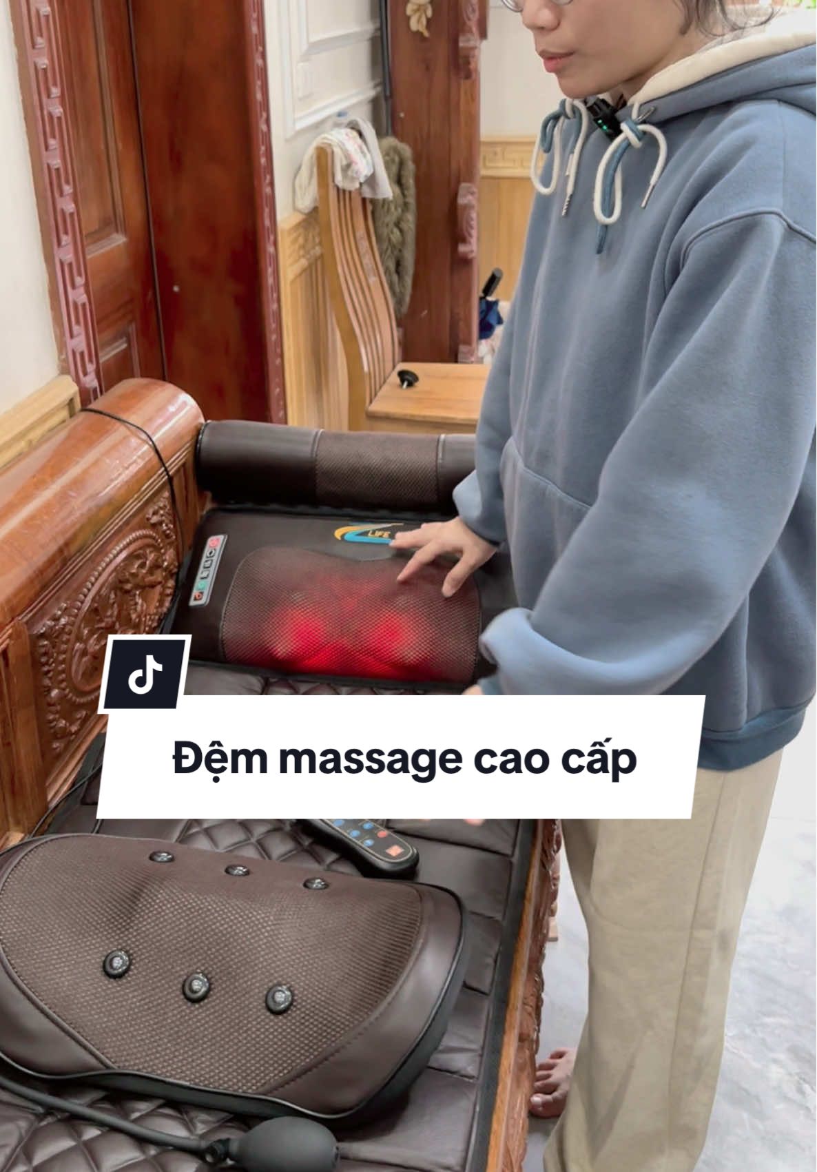Các bác yên tâm nhận hàng sẽ đầy đủ như video. Đệm massage có bi xoay hồng ngoại chườm ấm giãn cơ giảm đau mỏi tại nhà #demmassagetoanthan #nemmassagetoanthan #thammassage #z30 #hangchinhhang 