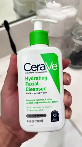 The CeraVe Hydrating Facial Cleanser is a gentle, fragrance free option perfect for dry or sensitive skin, cleansing without stripping natural oils. Infused with ceramides and hyaluronic acid, it hydrates and strengthens the skin barrier, leaving skin soft and comfortable. Its non foaming, creamy texture effectively removes dirt and makeup without causing irritation, making it ideal for daily use. While great for hydration. Widely praised for its soothing formula, it’s a go to for those seeking a simple, skin friendly cleanser. #complimentary #CleanseLikeADerm #CeraVeHydratingCleanser #GiftedbyCeraVe #Ad @influenster @cerave