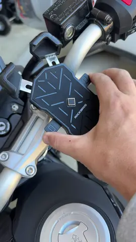 Check out this awesome handlebar phone mount that is available in the TikTok shop! #PhoneMount #Motorcycle #Moto #Handlebar #Motorcycletok 