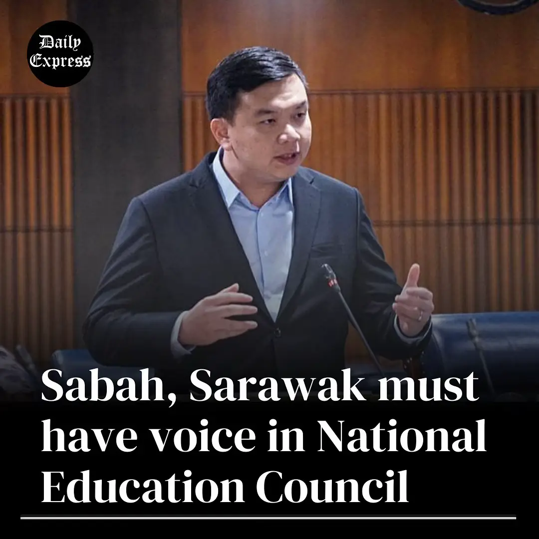 MIRI: Miri MP Chiew Choon Man has called for formal representation from Sarawak and Sabah in the proposed National Education Council (MPN) to ensure national education policies reflect local realities. The Borneo Post reported him as saying that this would enable key issues such as rural-urban gaps, digital access, and linguistic and cultural diversity to be addressed effectively. Full story: https://www.dailyexpress.com.my/news/269090/sabah-sarawak-must-have-voice-in-national-education-council/