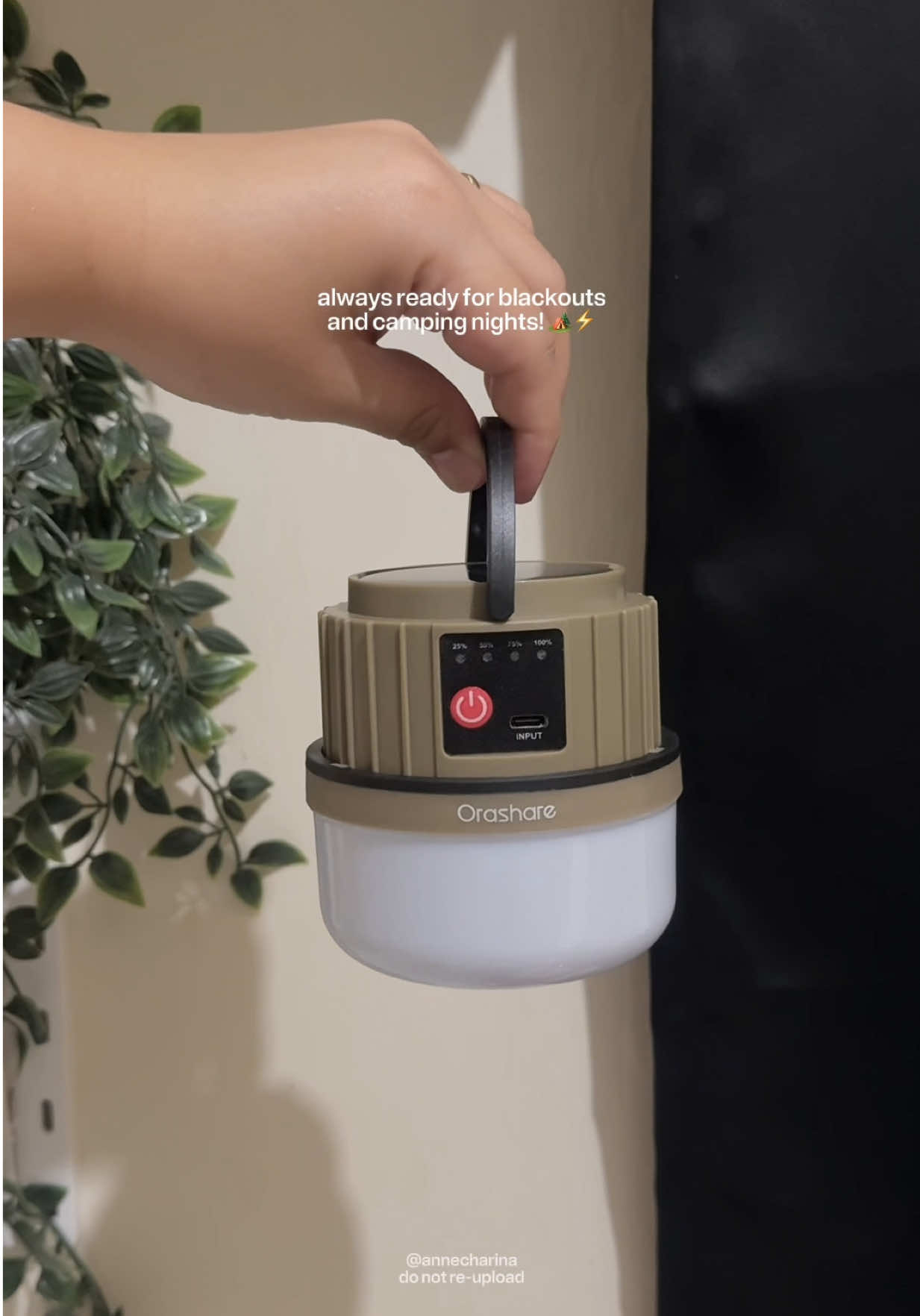 Orashare OL15 got me covered — solar-powered and reliable anywhere! 💡 #orashare #orashareph #orashareOL15 #solarcampinglight #solarlight 