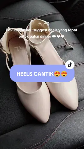Kalau perempuan pendek sangat sesuai pakai heels nih tak tinggi sgt tak rendah sangat😩highly recommend!!!!!! cantik sangat saya beli ni nak pakai dinner😘#heelswanita#heels#heelscantik 