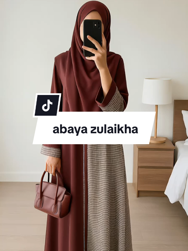 abaya zulaikha dengan material gamis anti UV jadi nyaman di pakai nya 🖤✨#abayastyle #gamiskekinian #affiliatemarketing 