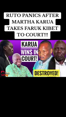 FARUK KIBET MIGHT FACE KARUA IN COURT!!!