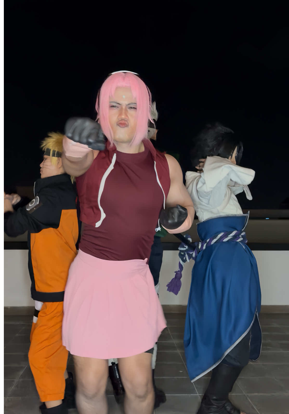 Cinta Segitiga Tim 7 ❤️‍🩹 #naruto #sasuke #sakura #kakashi #cosplayer 