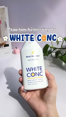Ai mê da sáng mịn tự nhiên thì phải thử em White ConC này nhen #suatam #whiteconc #suatamtrangda #duongdabody #chamsoccothe 