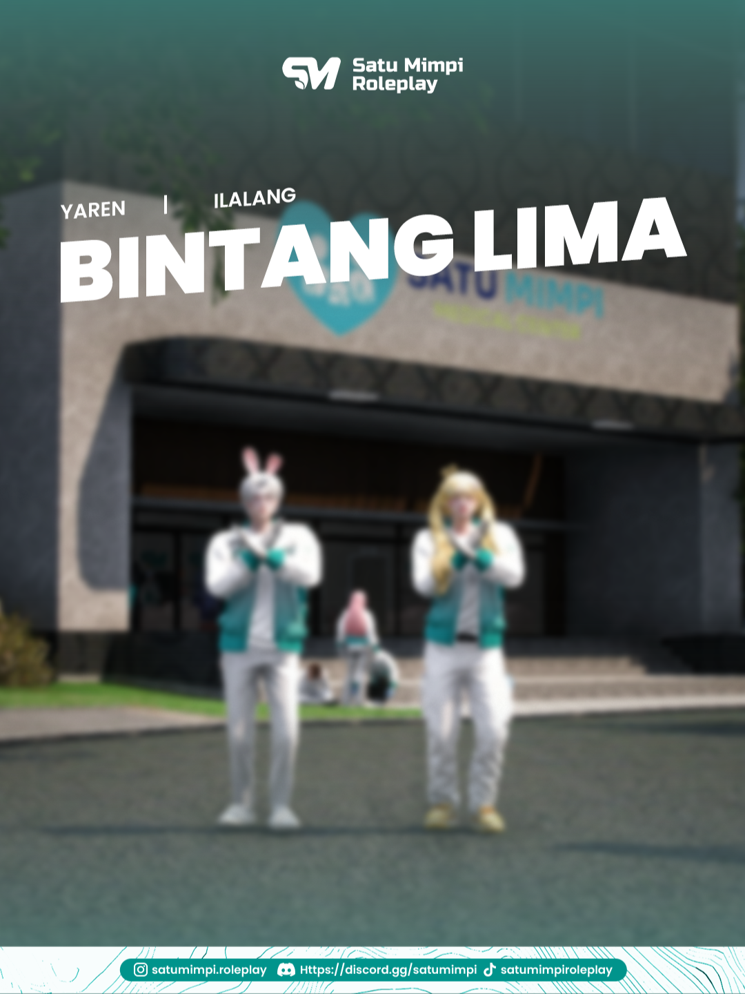 🌟 BINTANG LIMA LAGI DENGAN KAPAL YANG BARU?! 👀 🌟 Ketika Ilalang (@meongcit_) dan Pak Yaren udah turun ke jalan! 💃🔥 Cinta atau Benci nih? Akankah kapal mereka berlayar? 👀 Lesgo gabung trendy yang lagi hits ini, ikutan gabung dan rasakan sendiri keseruan roleplay + dance trend paling viral di kota Satu Mimpi Roleplay! 🚀 🎮 More info di: discord.gg/satumimpi (Link di Bio!) 📸 Tag @satumimpi.roleplay kalau kamu udah ikut goyangnya! #SatuMimpiRoleplay #SMRP #BintangLima #LaRen #meongcit #gtavroleplayindonesia