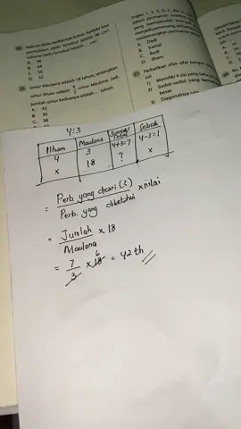 TKA SD Matematika Rasio Perbandingan #tka #tkasd #rasio #tkamatematika #matematika 