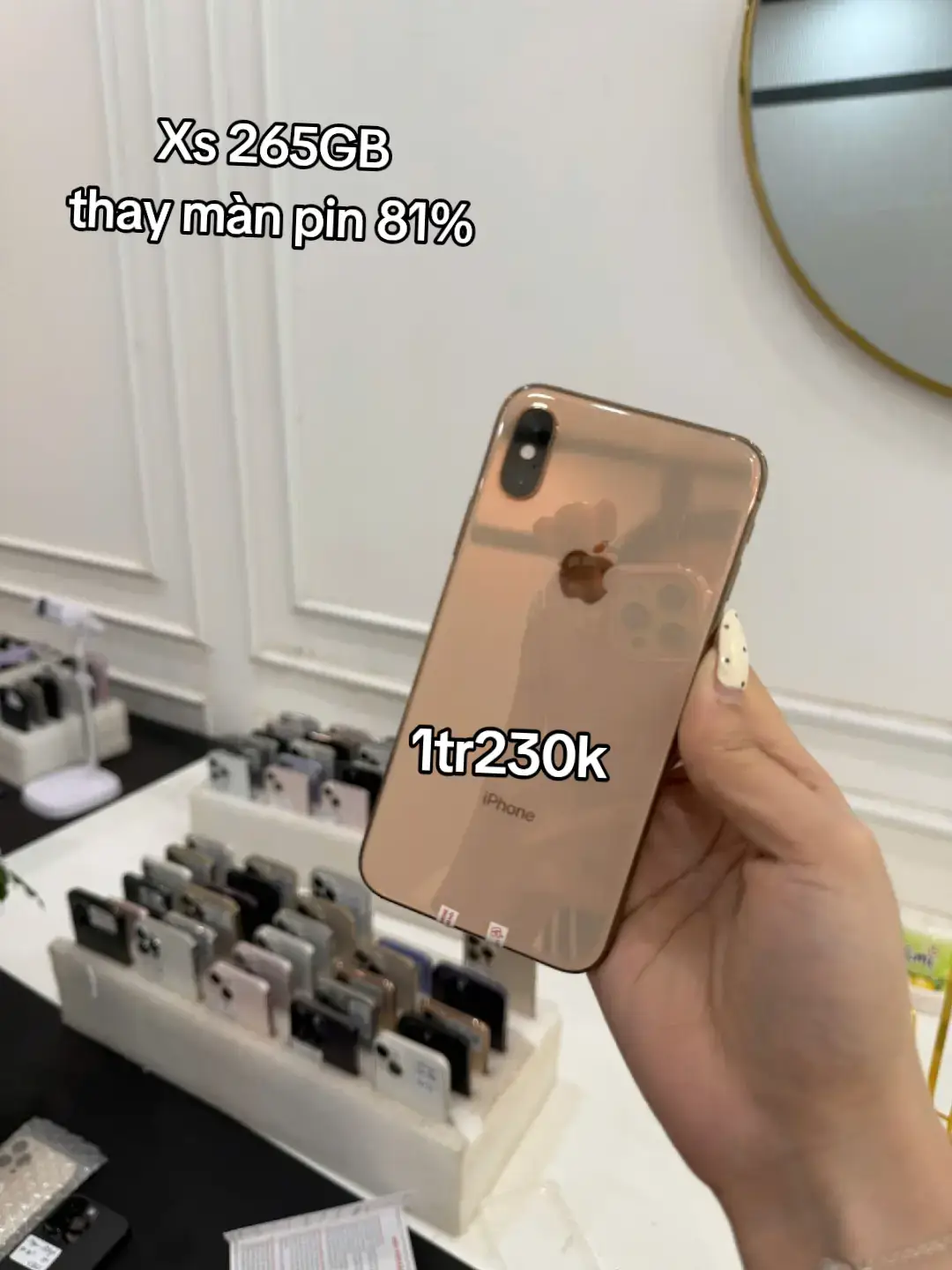 Xs 256GB  màn thay pin 81% #iphone #iphonex #iphone500k #iphonexs500k 