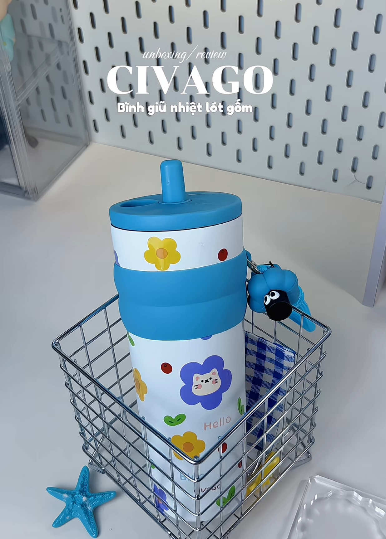 Ly giữ nhiệt lót gốm sứ Civago, tiện dùng cho cả 4 mùa🥰 #happyvuive🌷 #lygiunhiet #civago #binhgiunhiet #lygiunhietcivago 