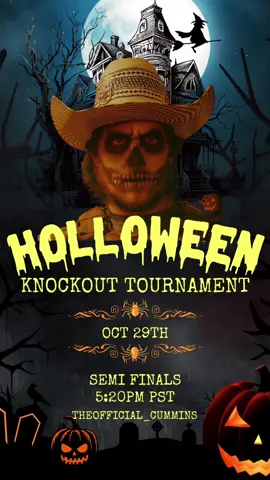 Couldn’t be more proud of my team for putting us here. We walk away a champion no matter what at this point. #halloween #imwatchingyou 