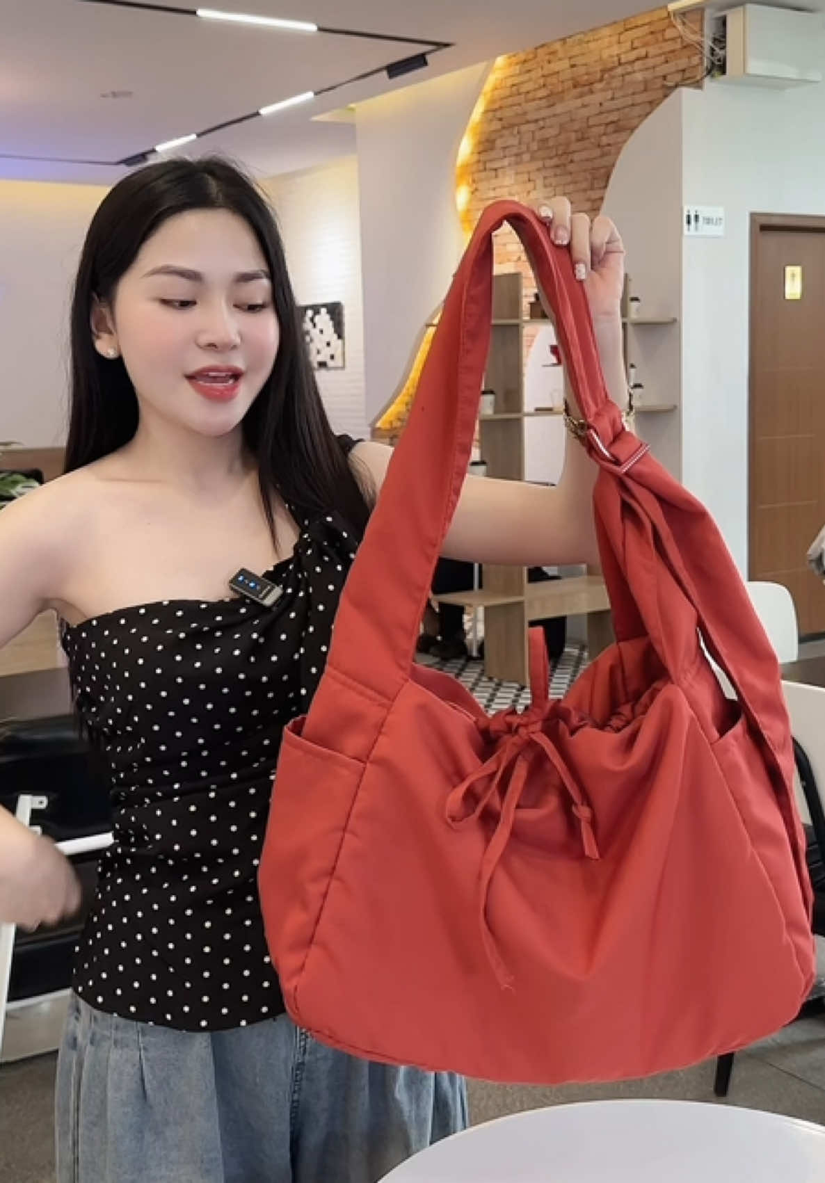 Túi đeo vai vải trượt nước #tuideovai #tuideocheo 