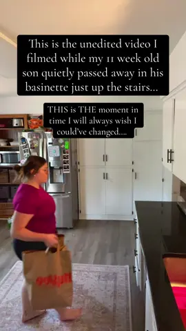 My beautiful boy, Sawyer, passed peacefully in his sleep safely swaddled in his basinette but I will never forgive myself for this moment… #transplanthero #InfantLossAwareness #SIDS #postpartum #ForeverLoved 