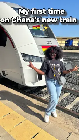 A train ride worth taking 🚆🇬🇭 Ghana is really changing #travelghana #ghanavibes #viraltiktok #contentcreator#Lifestyle 