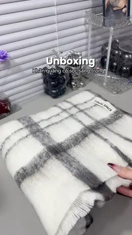 Khăng quàng cổ siu xinh ✨ #review #khanquangco #khanquangcomuadong #xuhuong #viral 