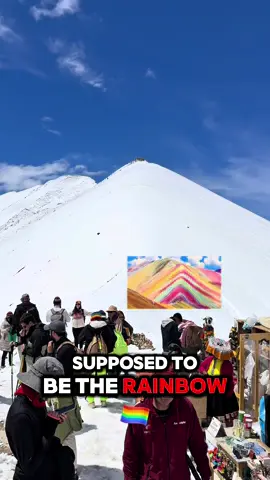 Better luck next time but still. Great experience in Perú 🇵🇪#montana7colores #vinicunca #cuscoperu #snow 