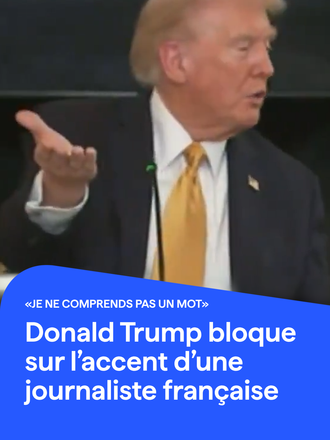 🇺🇸 Lors d’une conférence de presse à la Maison-Blanche, jeudi 23 octobre 2025, Donald Trump a interpellé une journaliste française, affirmant ne pas comprendre sa question à cause de son accent. (chs)