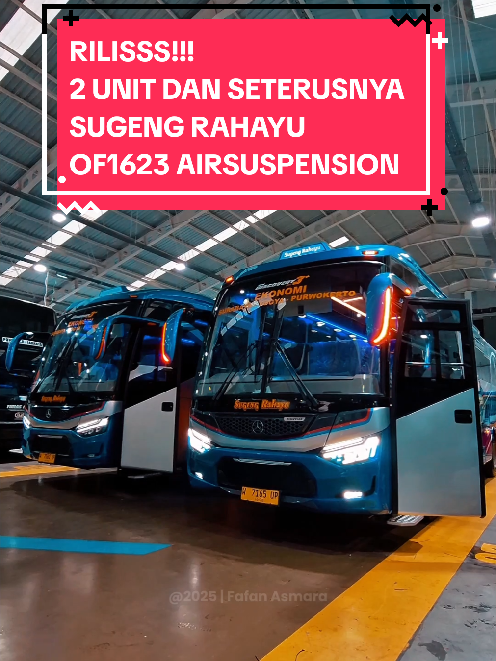 RILISSS 2 UNIT DAN MASIH NYUSUL LAGI...!!! SUGENG RAHAYU  DISCOVERY SR3  OF 1623 AIR SUSPENSION #sugengrahayu #discoverysr3 #laksanabus #of1623 #mercedesbenz 