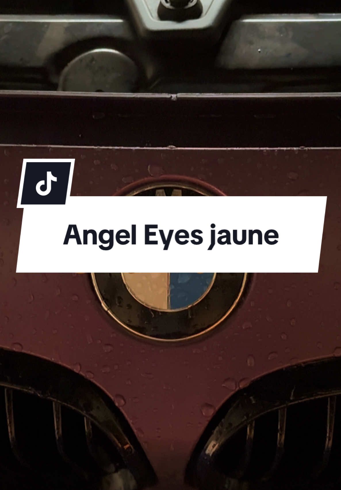 Angel Eyes jaune 💛 #bmwmotorsport #serie1 #angeleyes #bmwlifestyle #modifiedcars #tutorial 
