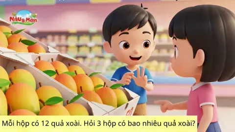 Khám phá nhân với số có một chữ số (không nhớ) 