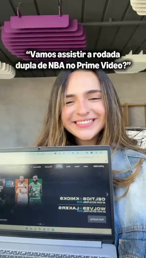 Quem você vai chamar pra curtir a rodada dupla NBA no Modo Prime?👀🏀 #NBA #NBANoAmazonPrime #Mensagemcarinhosa