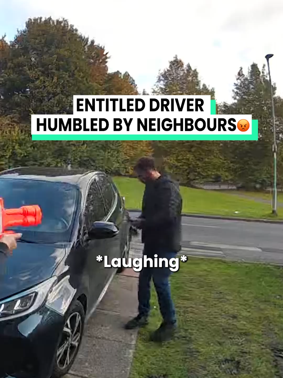 How would you deal with him? 😳  #malekaren #privateland #onmyproperty #fail #karensoftiktok