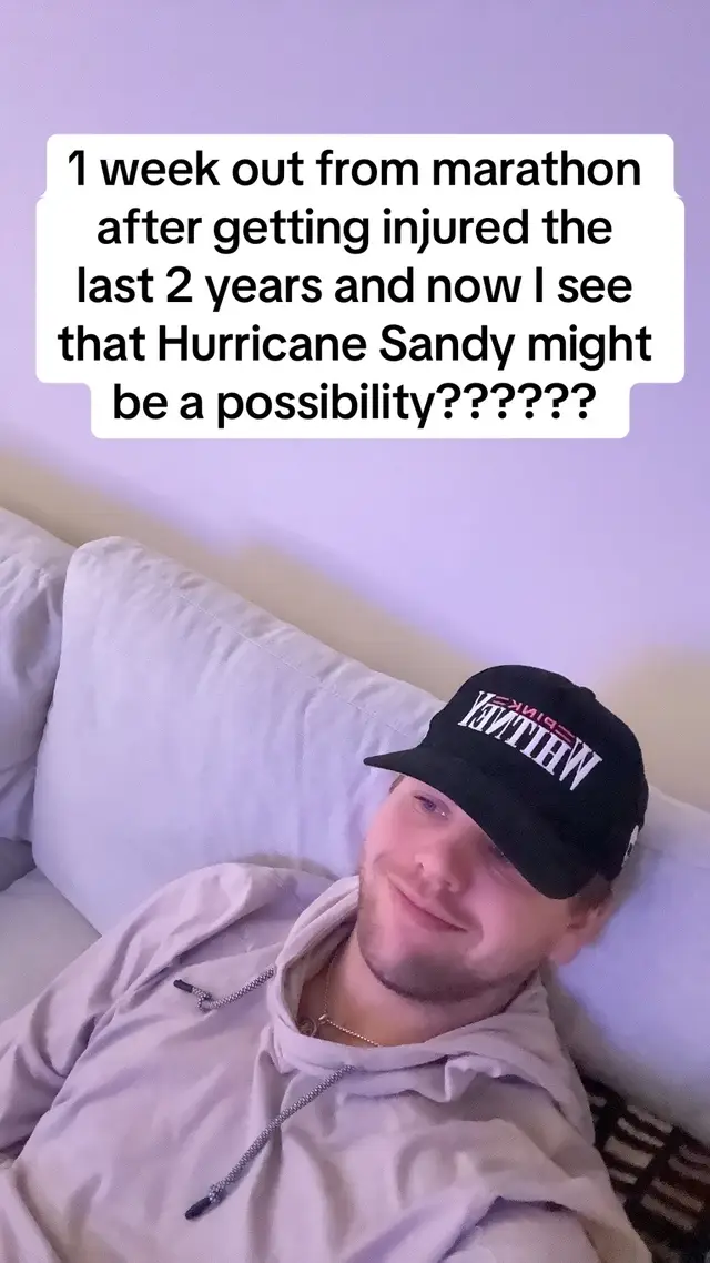 I would just laugh #nycmarathon #nyc #hurricanemelissa #hurricanesandy 