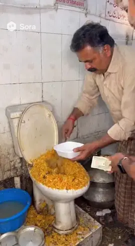 the least dirty food vendor in India #fyp #indian #streetfood #deodorant #sora2 