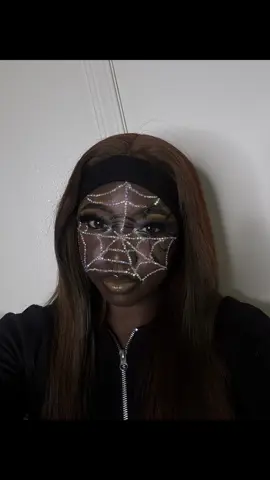 Gonna try to give this content thing a gander 😅 . It’s spooky makeup sznnn ! Follow my series for more . Can you guess what’s next 👻?  IB:@BeatsByDeb #fyp #halloweenmakeup #spider #mua #arkansas 