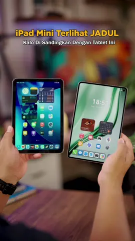 Pad Mini Keliatan Jadul di Samping Tablet Ini?! 😳🔥 Desain tipis, layar OLED 120Hz Bezel Tipis, performa Kirin 9010B, dan bisa 5G pula! Killer banget sih ini 😎 Sayangnya… belum rilis resmi 😅 ⁠ Kira-kira kalau Resmi masuk Indo, Harga Berapa Pasnya? ⁠ #MatePadMini #TabletMini #ADREVIEW 